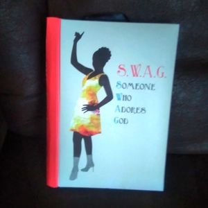 African American expressions journal with bookmark.